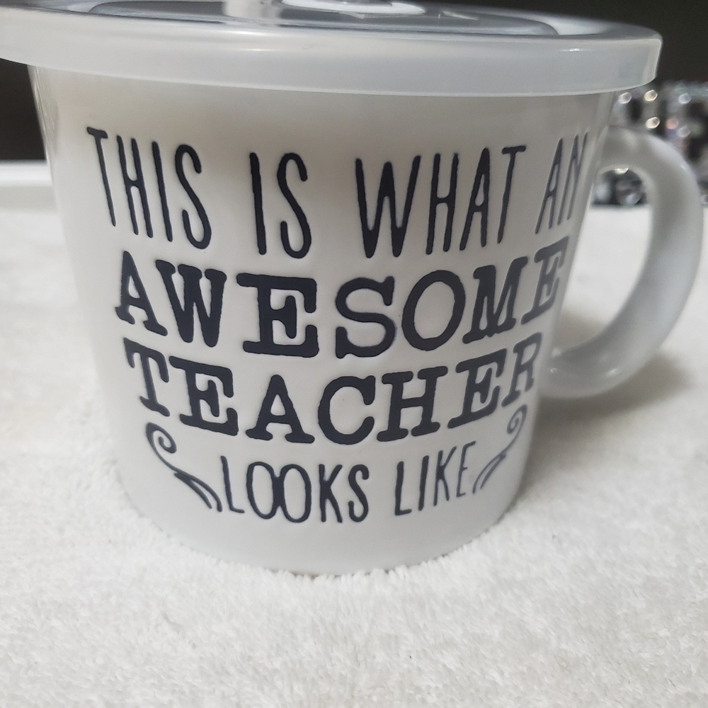 Novelty hot cold mug with lid